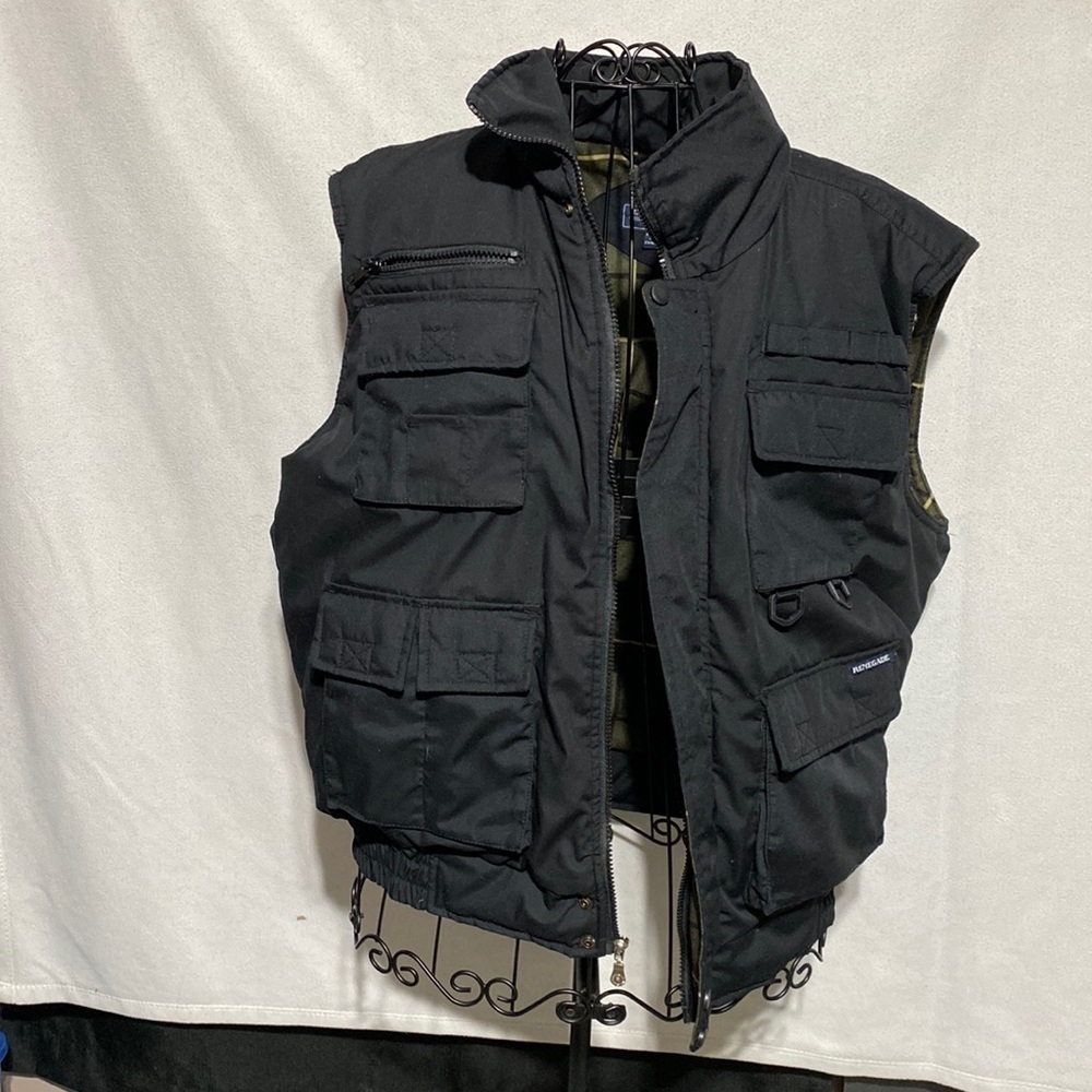 Renegade Full Zip Green Puffer Blanket Lined Vest Jacket​​​